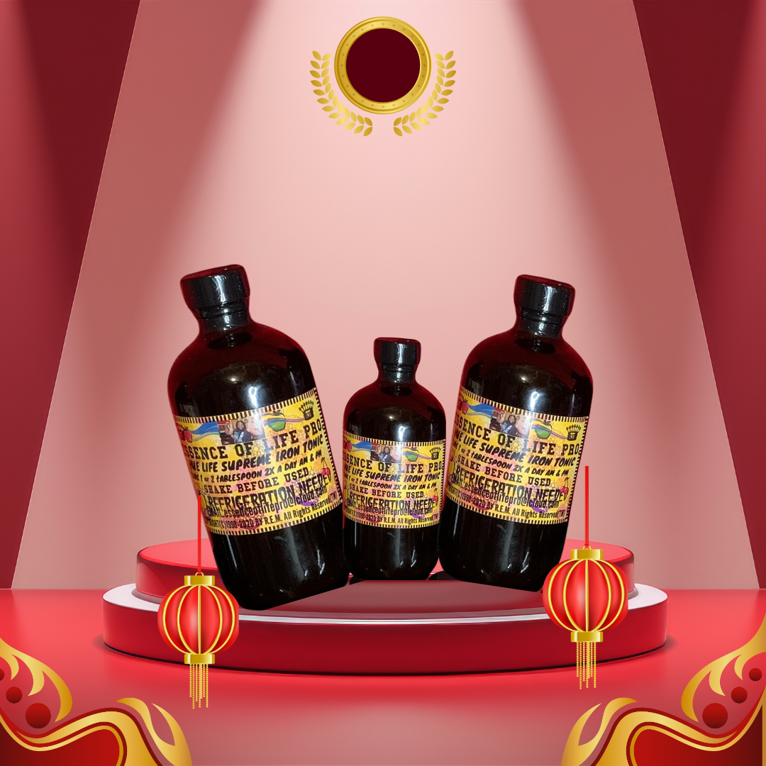 DR. PTAH HUE LIFE SUPREME IRON TONIC 8oz and 16oz