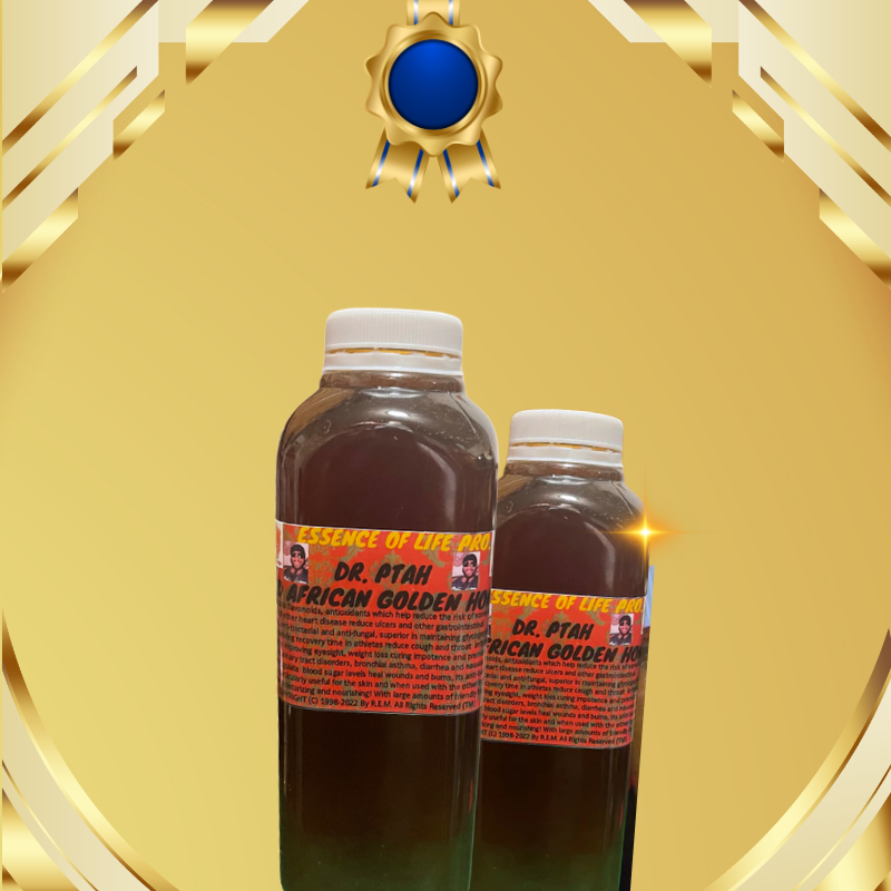 Our Special number one Dr. Ptah Golden Wild African Honey 16oz and 32oz