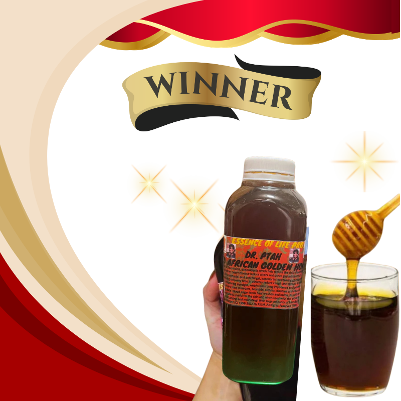 Our Special number one Dr. Ptah Golden Wild African Honey 16oz and 32oz