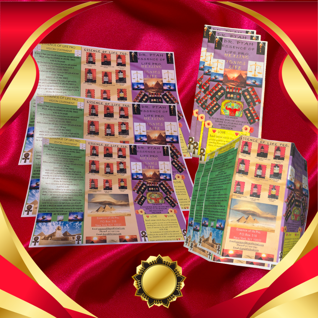 DR. PTAH SCIENTIFIC HERBAL TONIC PAMPHLET