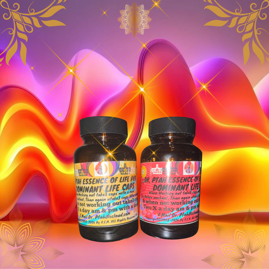 DR. PTAH DOMINANT LIFE CAPS 4oz and 8oz
