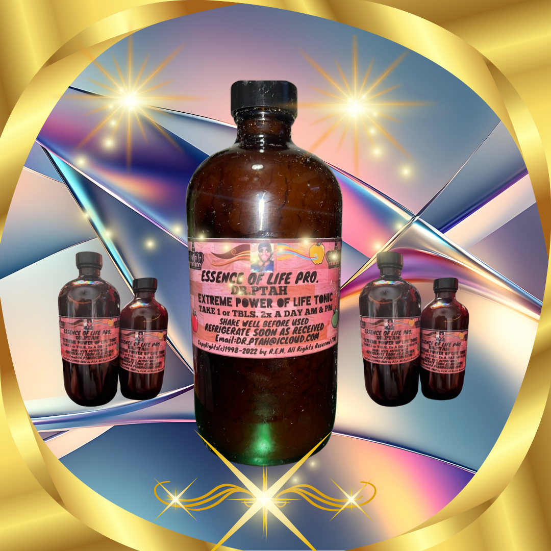 DR. PTAH EXTREME POWER OF LIFE TONIC 8oz and 16oz