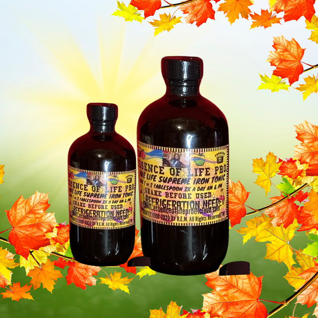 DR. PTAH HUE LIFE SUPREME IRON TONIC  8oz and 16oz