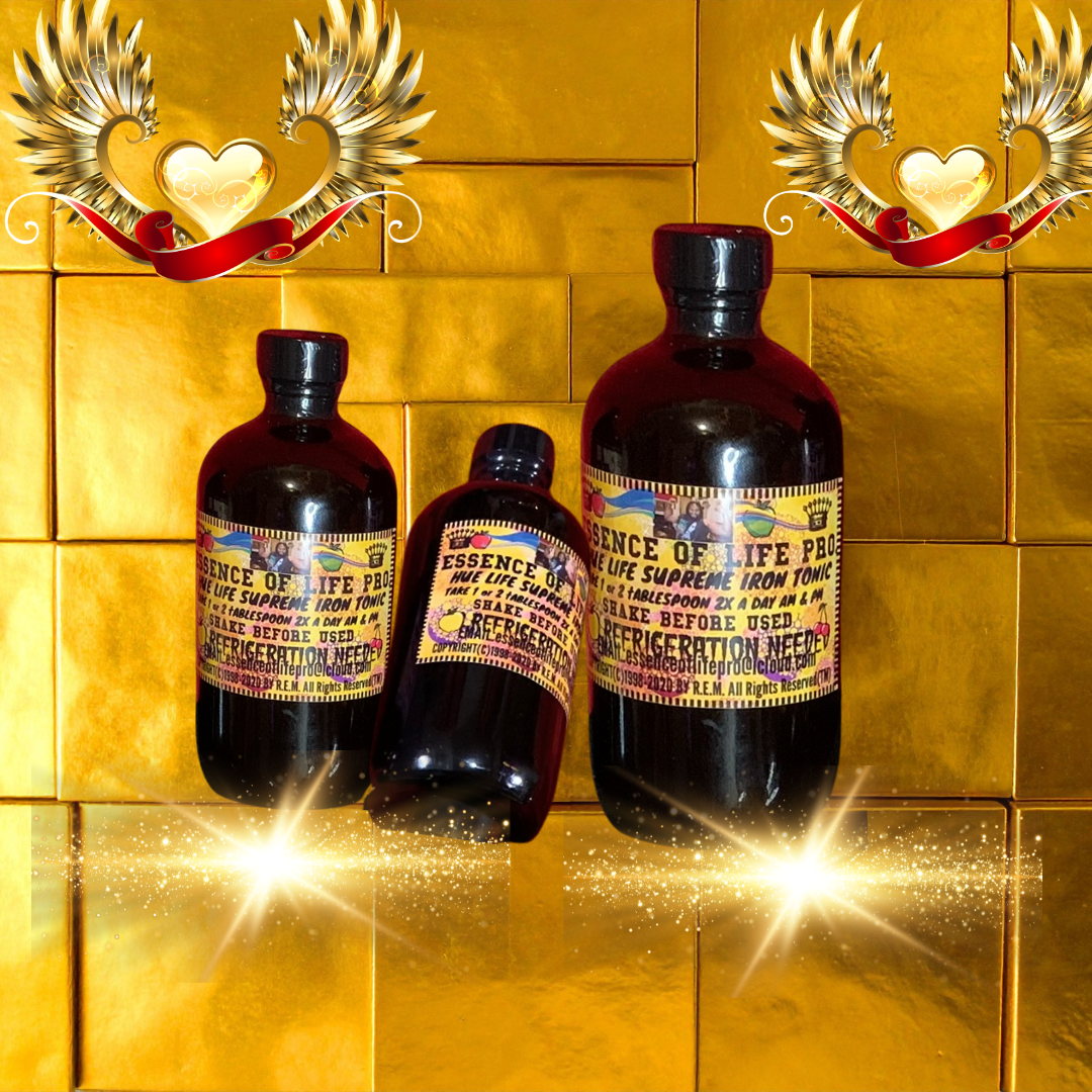 DR. PTAH HUE LIFE SUPREME IRON TONIC  8oz and 16oz