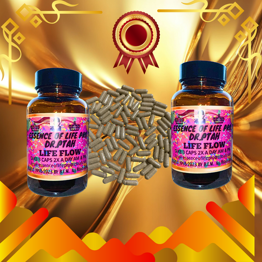 DR. PTAH LIFE FLOW CAPS 4oz and 8oz