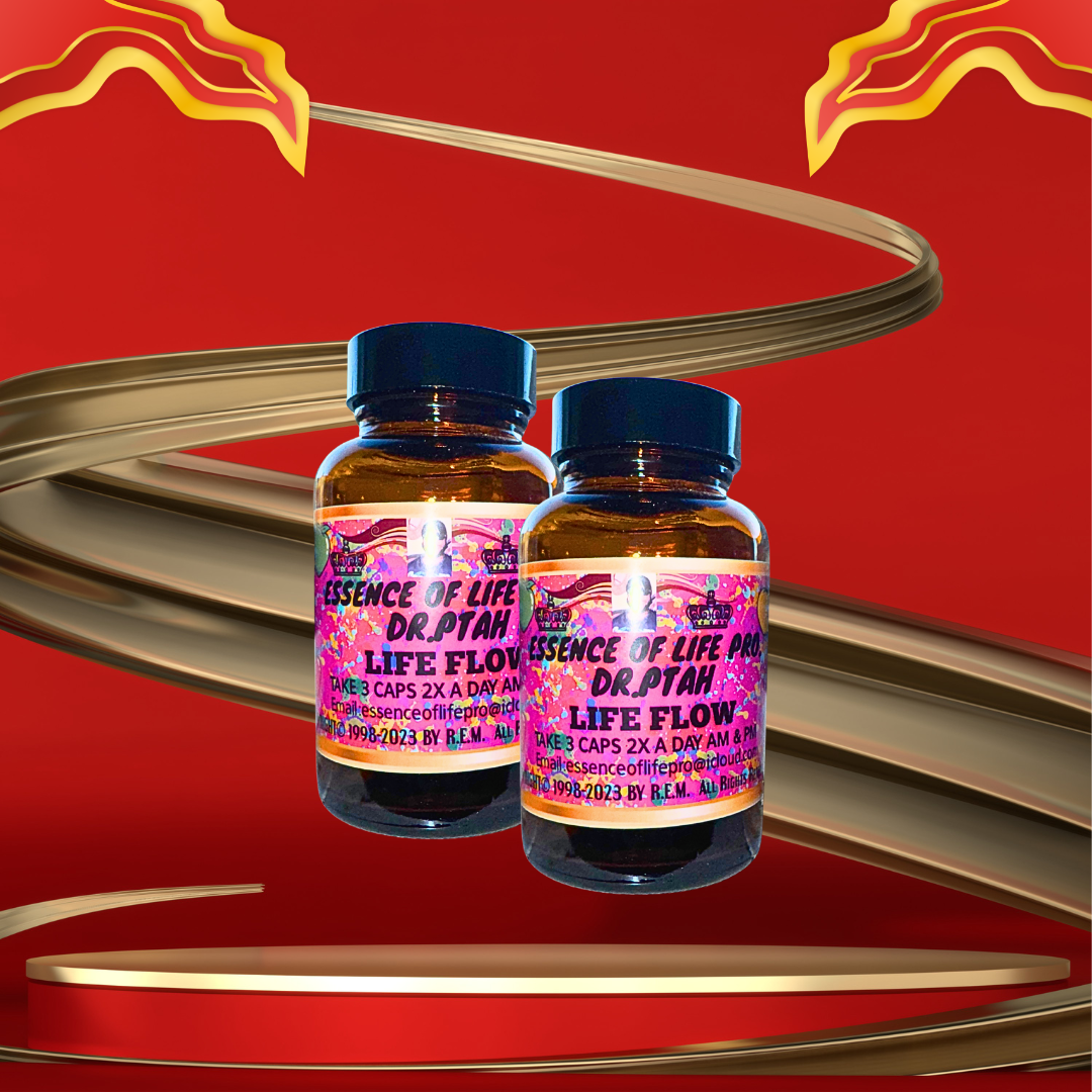 DR. PTAH LIFE FLOW CAPS 4oz and 8oz