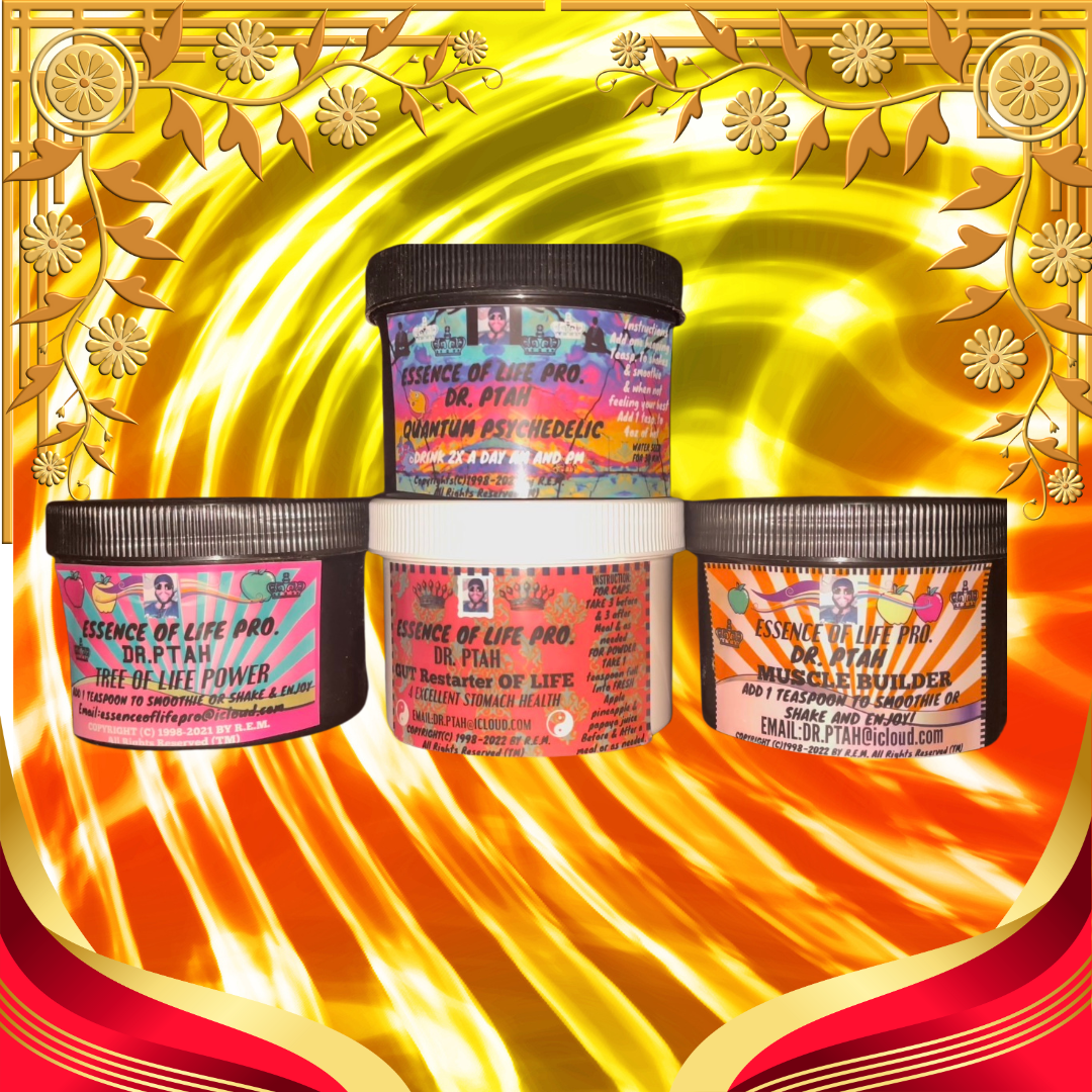 DR. PTAH Muscle Builder all ATHLETE Package four 8oz container