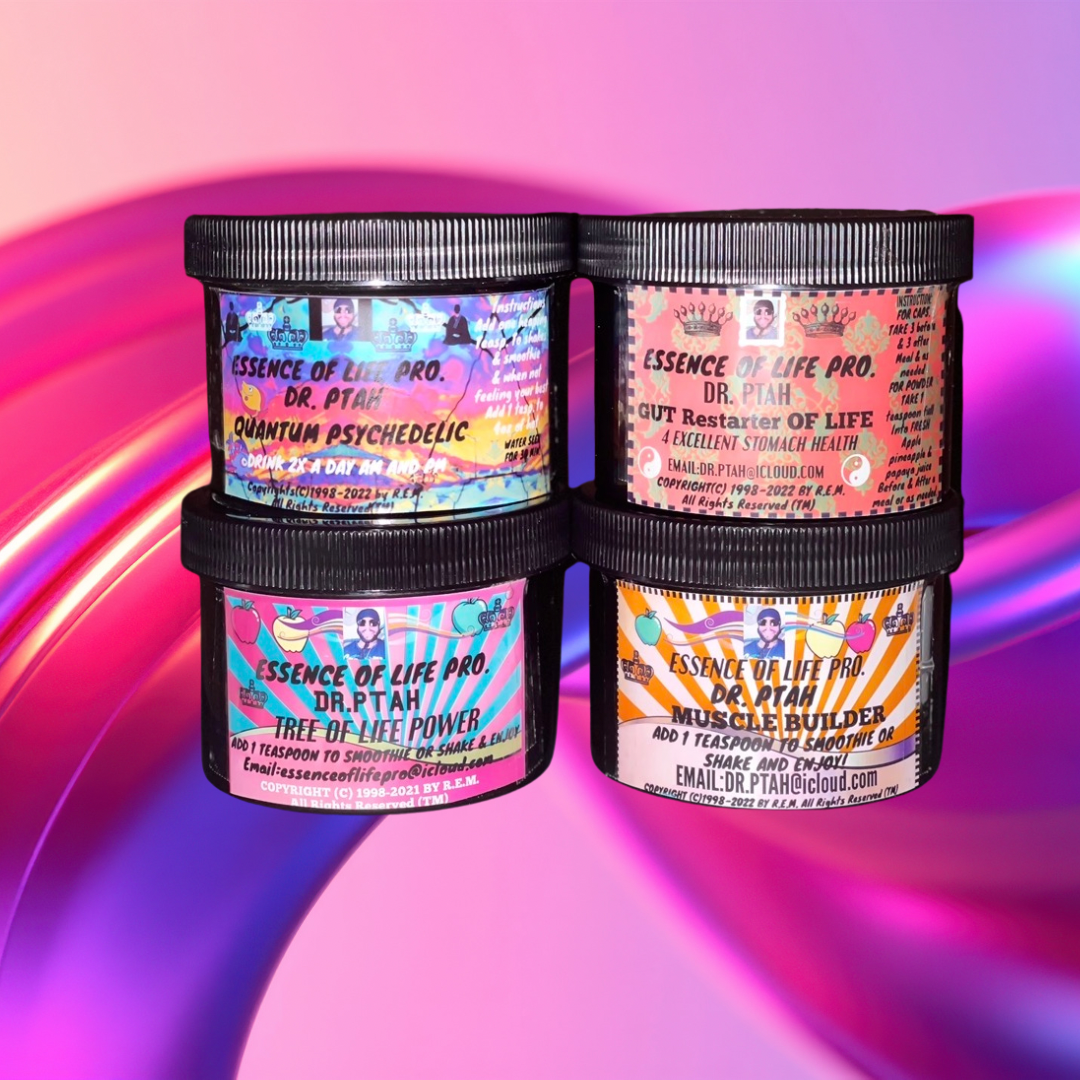 DR. PTAH MASTER MUSCLE BUILDER PACKAGE 4 8oz container