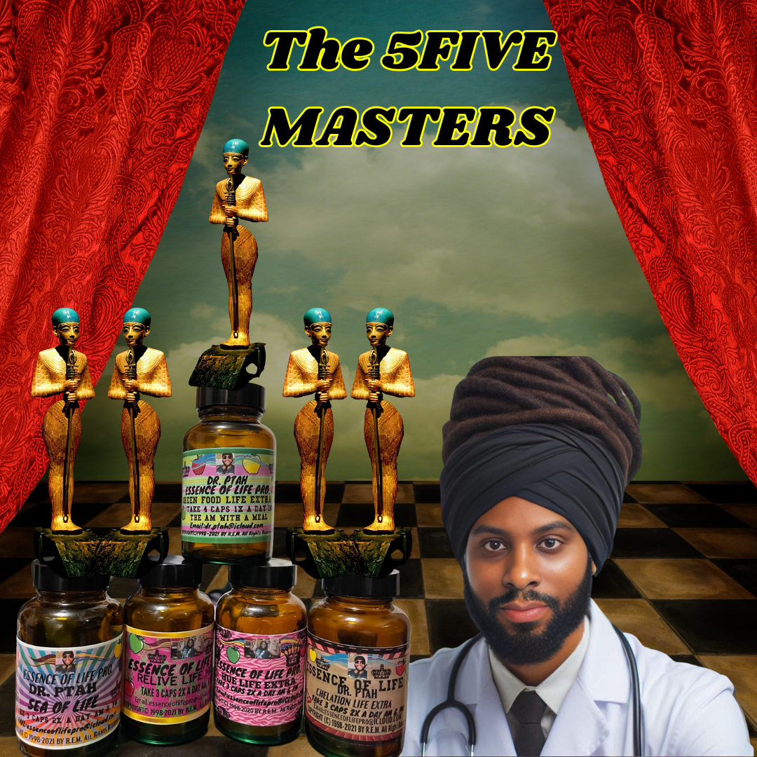 DR. PTAH 5 MASTER BLASTER PACKAGE CAPS