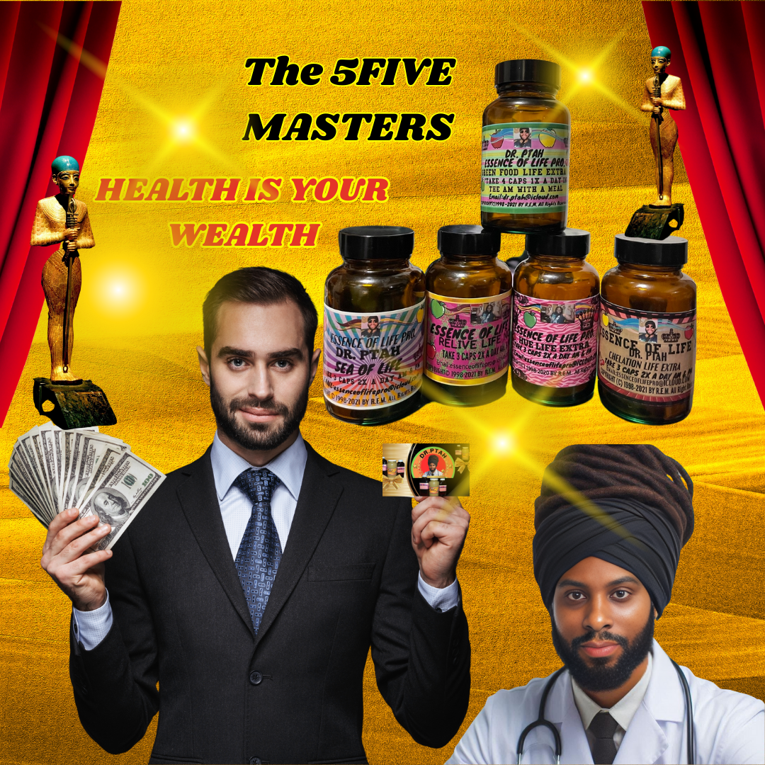 DR. PTAH 5 MASTER BLASTER PACKAGE CAPS