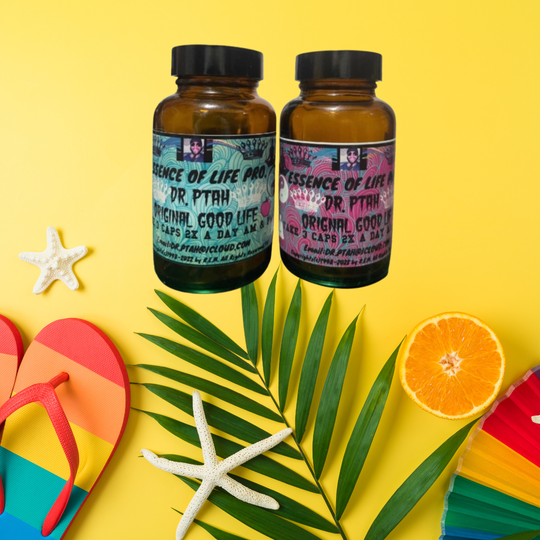 DR. PTAH ORIGINAL GOOD LIFE CAPS 4oz and 8oz