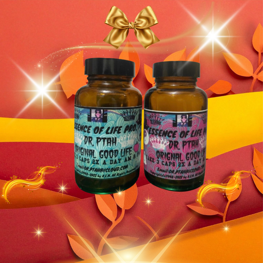 DR. PTAH ORIGINAL GOOD LIFE CAPS 4oz and 8oz