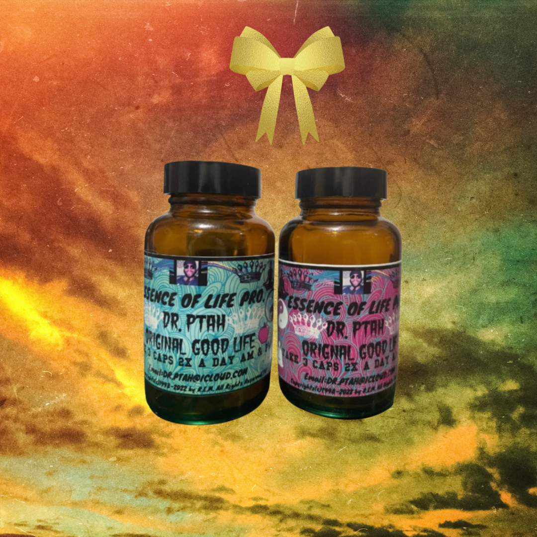 DR. PTAH ORIGINAL GOOD LIFE CAPS 4oz and 8oz