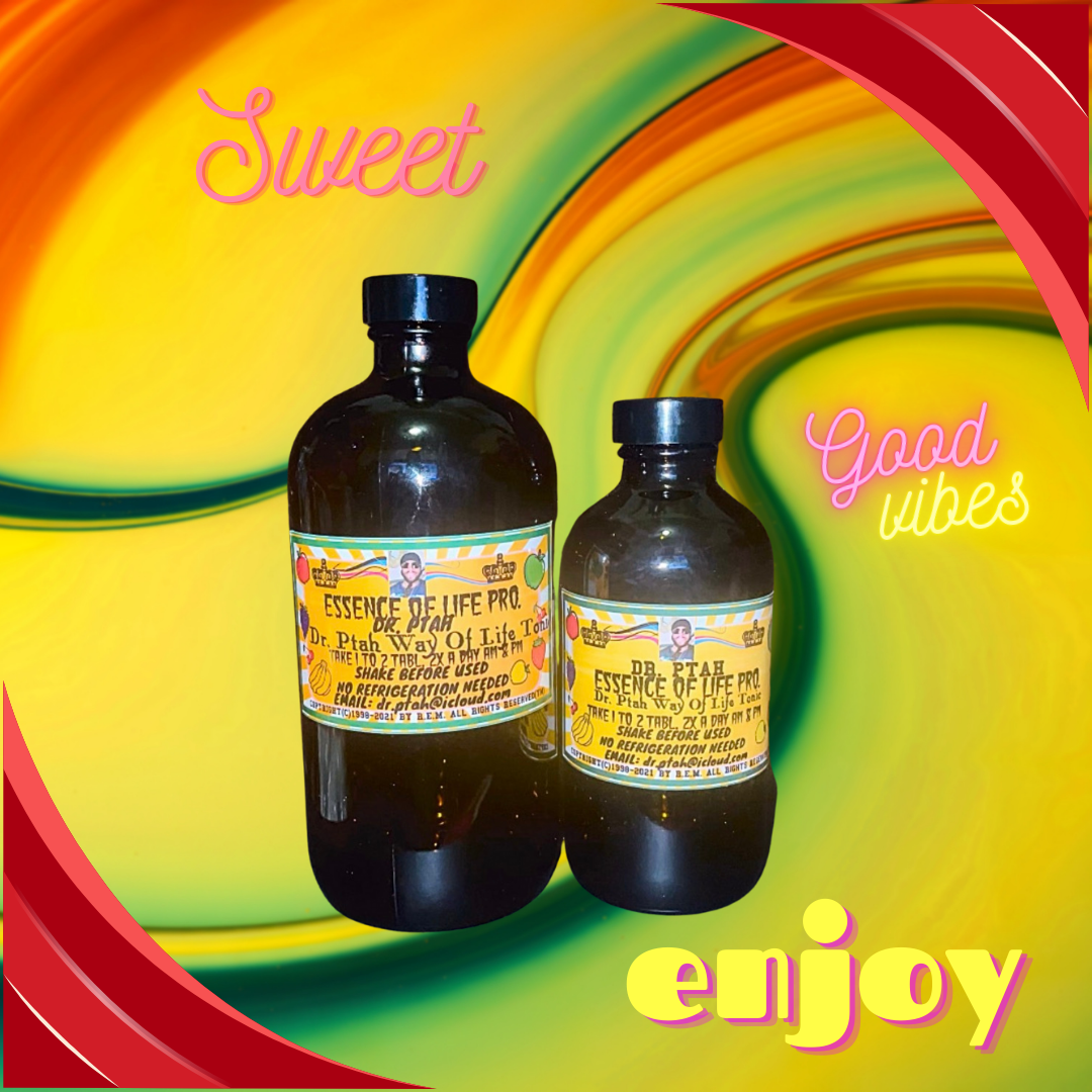 DR. PTAH WAY OF LIFE TONIC 8oz and 16oz