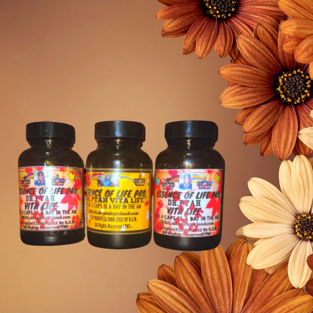 Dr. PTAH VITA LIFE CAPS 4oz and 8oz