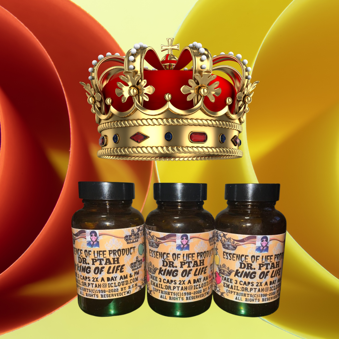 DR. PTAH KING OF LIFE CAPS 4oz and 8oz