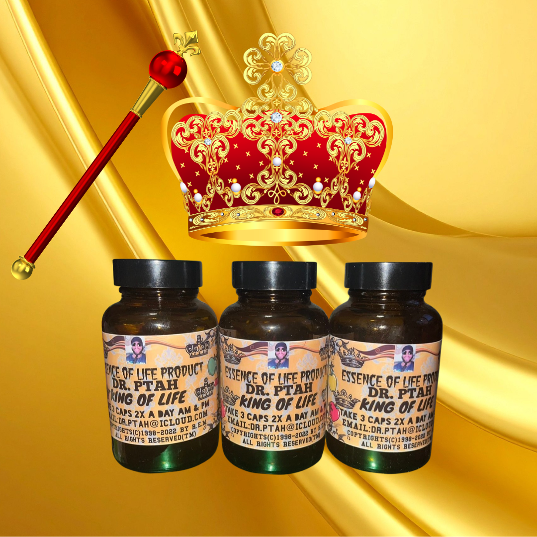 DR. PTAH KING OF LIFE CAPS 4oz and 8oz
